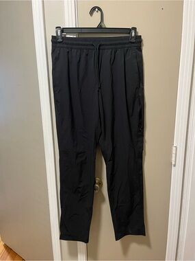 Women's Windbreaker Black Drawstring Track Pants